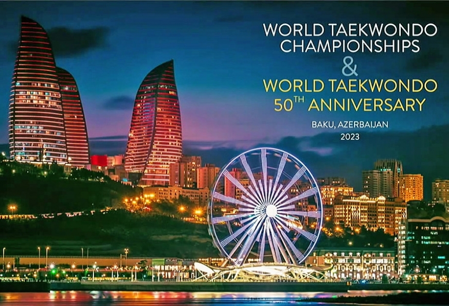 Taekvondo üzrə dünya çempionatının keçici bayrağı Azərbaycan nümayəndəsinə təqdim edilib