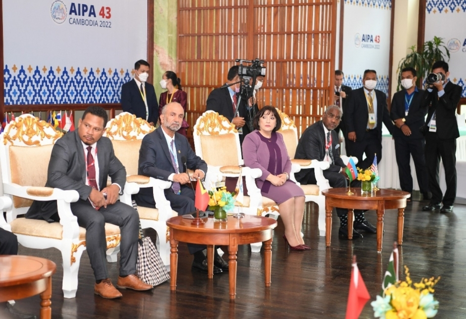 Presidenta de Milli Majlis asiste a la apertura de la 43ª Asamblea General de la Asamblea Interparlamentaria de la ASEAN