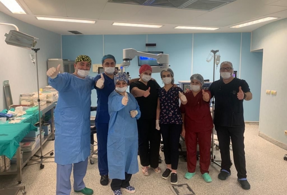 Milli Oftalmologiya Mərkəzində növbəti buynuz qişa transplantasiyası əməliyyatları həyata keçirilib