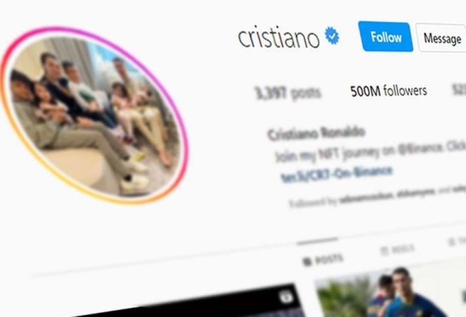 Cristiano Ronaldo es la primera persona en lograr los 500 millones de  seguidores en Instagram