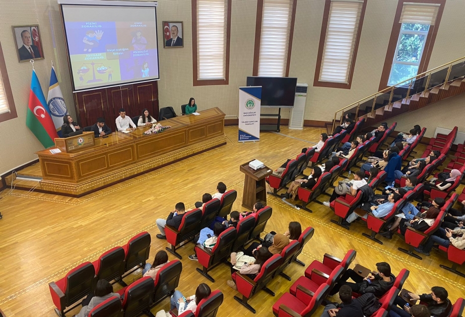 BDU-da “Məişət zorakılığının qarşısının alınması və onunla mübarizə” mövzusunda tədbir keçirilib