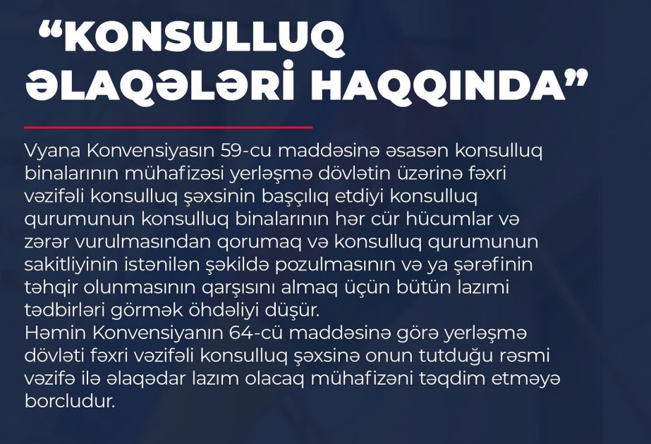 Baş Prokurorluğun növbəti slaydı konsulluq və nümayəndəlik binalarının mühafizəsi işinin təşkilinə həsr olunub
