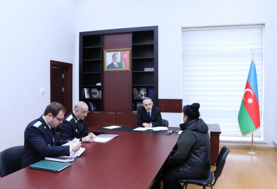Baş prokuror Sumqayıt şəhərində vətəndaşları qəbul edib