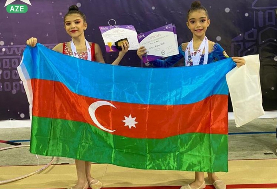 Las gimnastas rítmicas de Azerbaiyán ganan 25 medallas en Tiflis