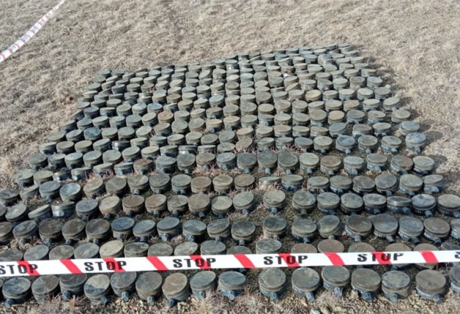 Sarıbaba yüksəkliyi istiqamətində Ermənistanda istehsal edilmiş piyada əleyhinə minalar zərərsizləşdirilib
