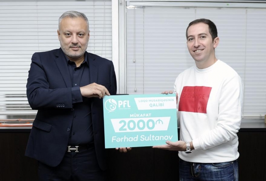 Peşəkar Futbol Liqasının elan etdiyi loqo müsabiqəsinin qalibi mükafatlandırılıb