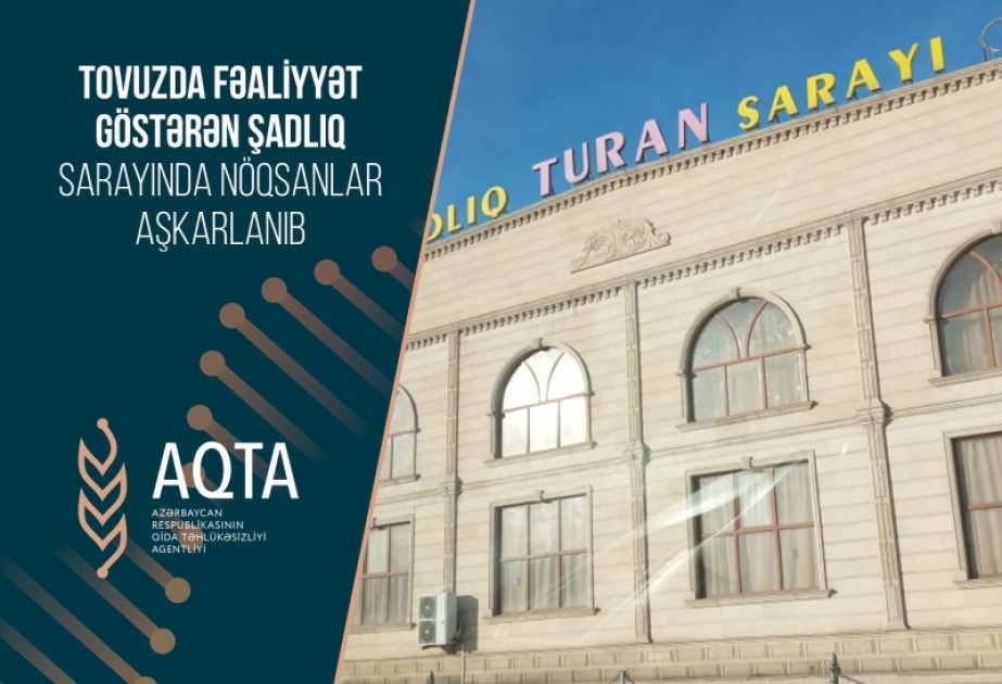 Tovuzda şadlıq sarayında nöqsanlar aşkarlanıb