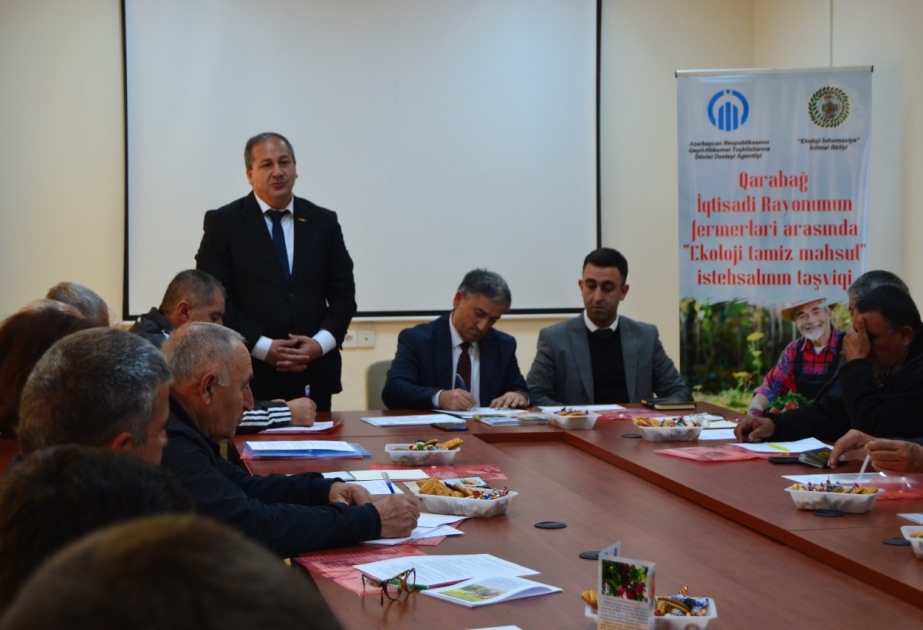 Bərdəli fermerlərə ekoloji təmiz məhsul istehsal etməyin faydaları təşviq olunub