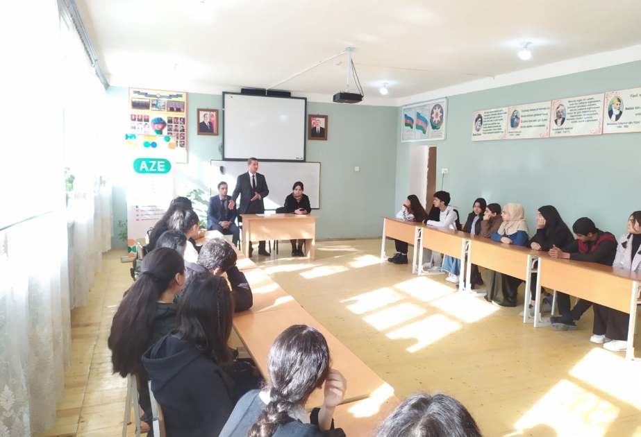 Ağcabədidə gənclər “Sağlam həyat tərzinin təbliği” mövzusunda maarifləndirilib