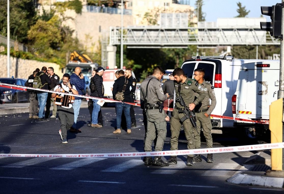 Qüds şəhərinin girişində partlayış nəticəsində 7 nəfər yaralanıb VİDEO
