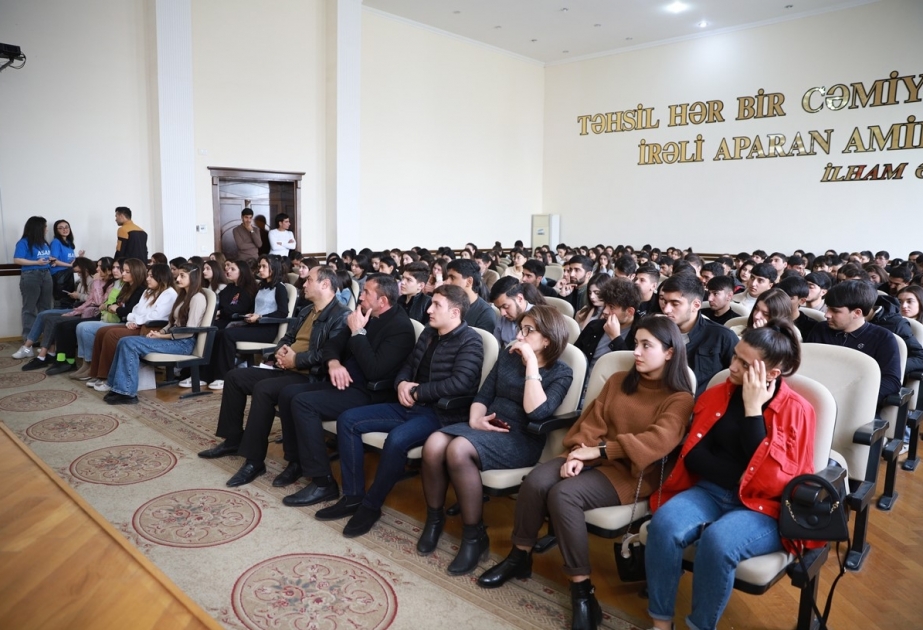 GDU-nun tələbələri “ASAN xidmət” mərkəzlərində könüllülük fəaliyyəti ilə bağlı məlumatlandırılıblar