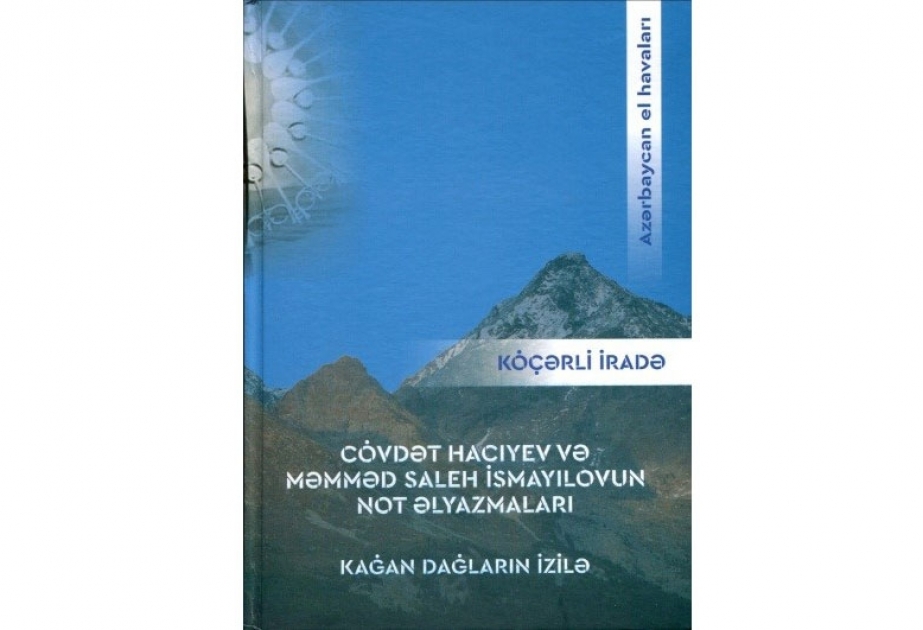 “Cövdət Hacıyev və Məmməd Saleh İsmayılovun not əlyazmaları. Kağan dağlar” kitabı nəşr olunub
