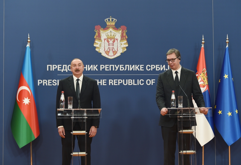 Präsident Ilham Aliyev: Aserbaidschan und Serbien sind im wahren Sinne des Wortes strategische Partner