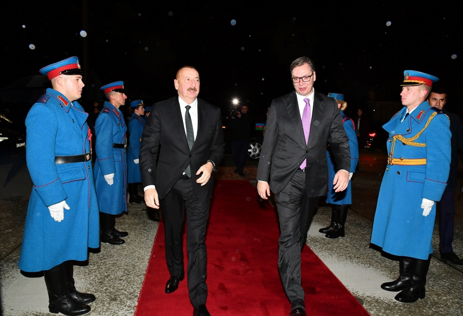 President Ilham Aliyev completed official visit to Serbia VIDEO