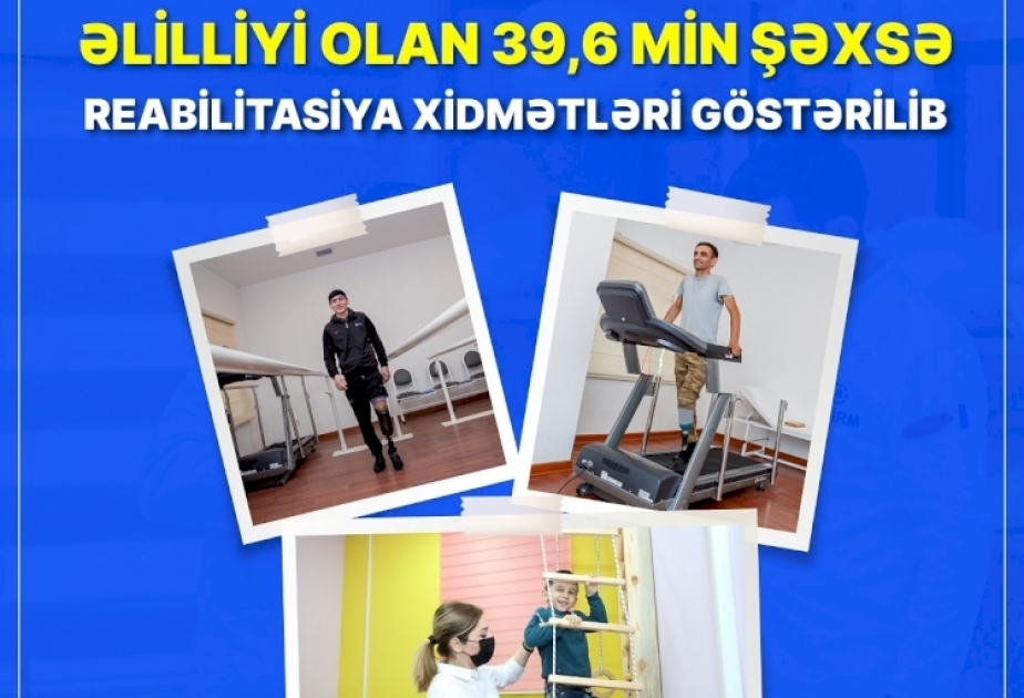 Əlilliyi olan 39,6 min şəxsə reabilitasiya xidmətləri göstərilib