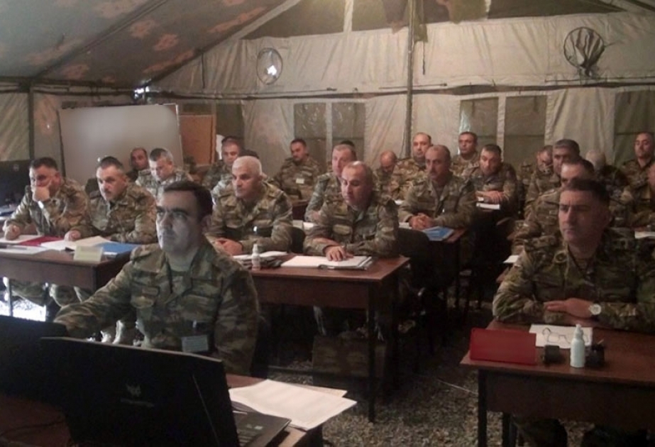 Quru Qoşunlarının birləşmələri ilə komanda-qərargah təlimləri keçirilir