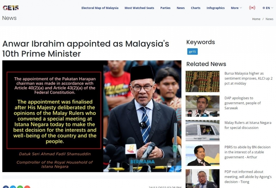 Malaysia’s opposition leader Anwar Ibrahim to be next prime minister