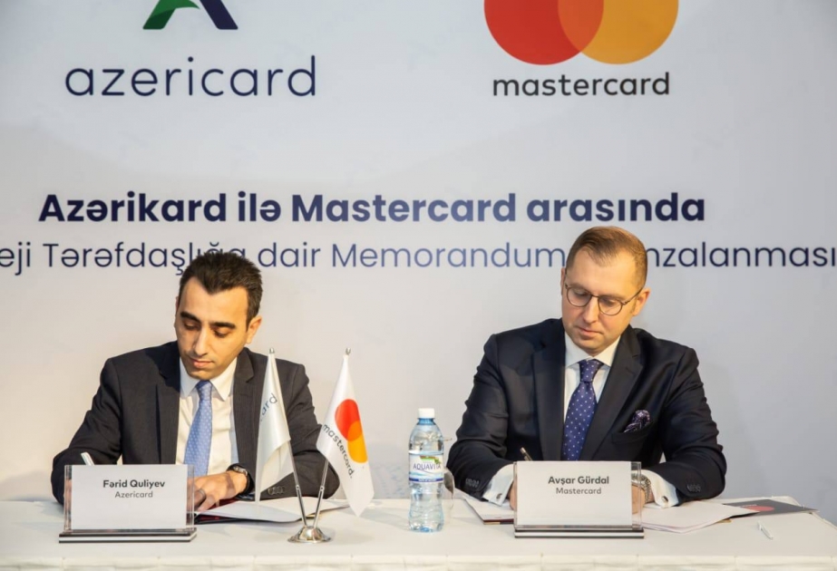 “MasterCard” ilə “AzeriCard” arasında memorandum imzalanıb