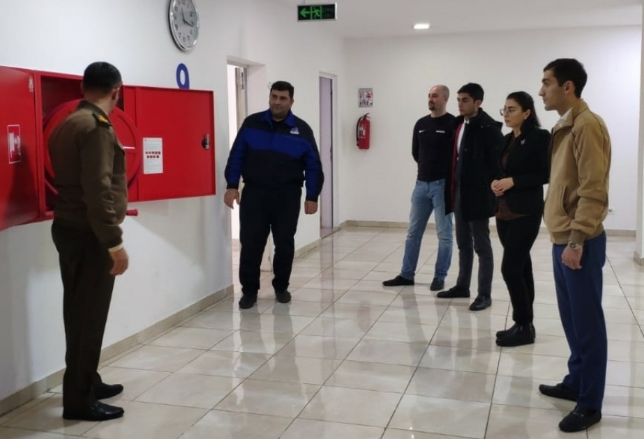 FHN-in Dövlət Yanğın Nəzarəti Xidməti beynəlxalq turnirlə əlaqədar maarifləndirmə tədbirləri keçirib