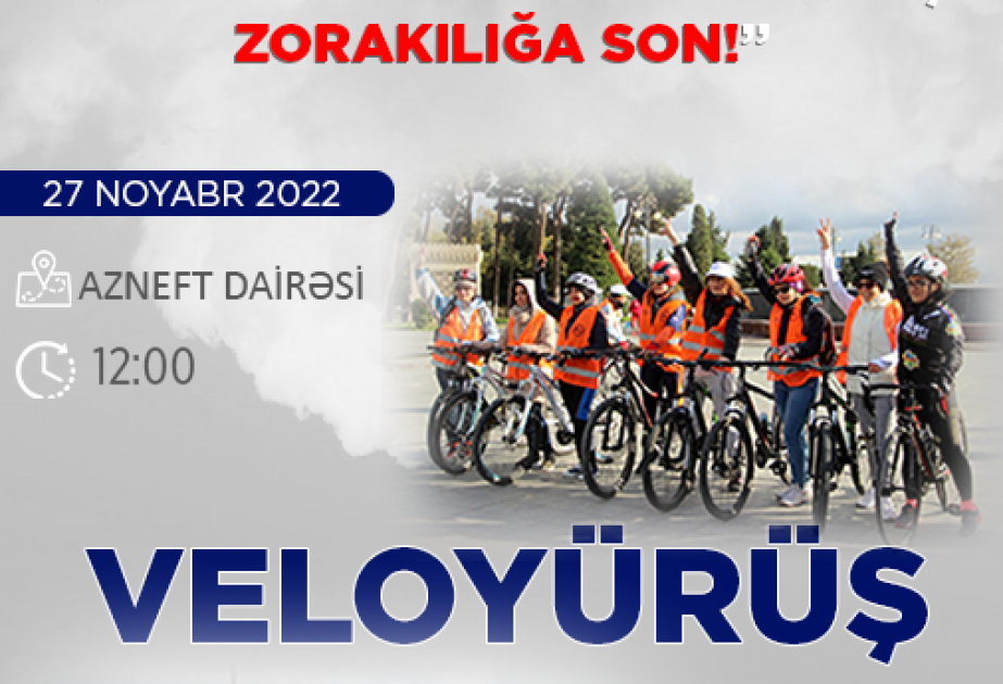 Bakıda “Qadınlara və qızlara qarşı zorakılığa son!” şüarı altında veloyürüş keçiriləcək