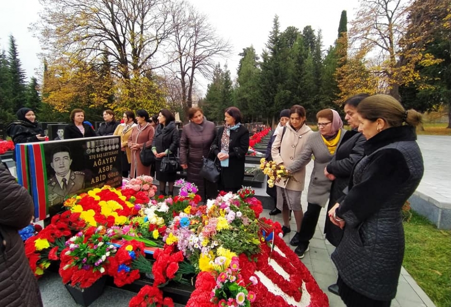 Qaxın mədəniyyət işçiləri şəhid Asəf Ağayevin doğum günündə xatirəsini anıblar