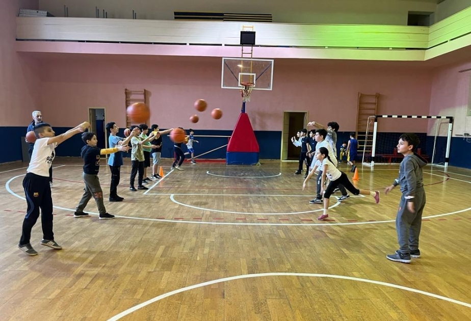 Sumqayıtda basketbol idman növü üzrə nümunəvi çıxışlar keçirilib
