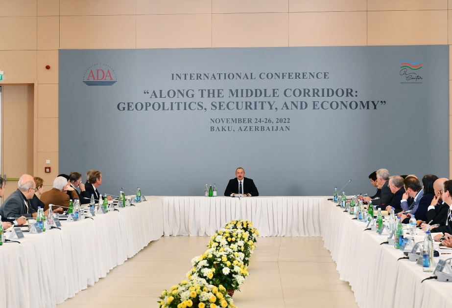 Le président de la République : Cette conférence nous permettra de mieux comprendre les projets de l'Azerbaïdjan et nos relations avec les pays voisins