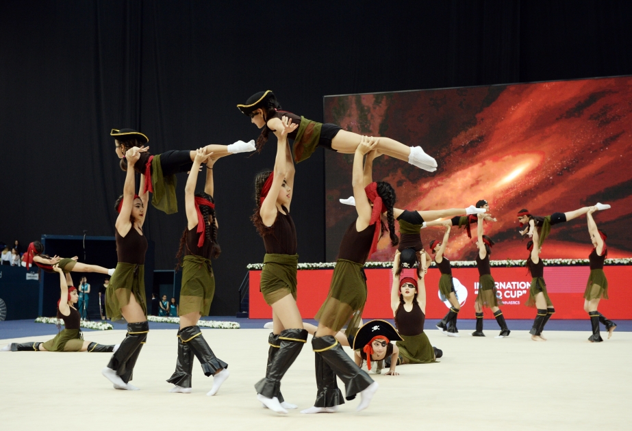 Bakıda bədii gimnastika üzrə birinci “Ocaq” beynəlxalq kuboku yarışının açılışı olub