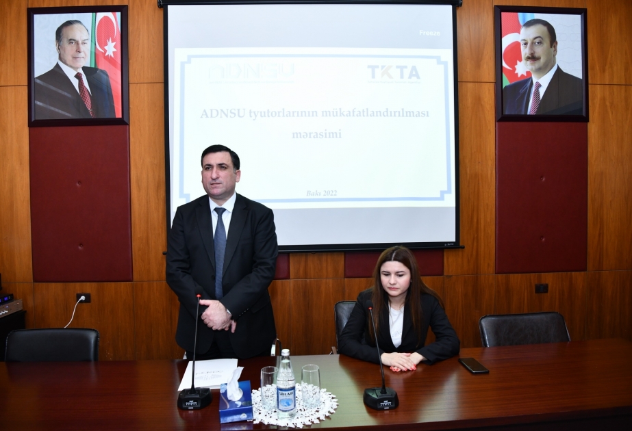 ADNSU-da “Beynəlxalq təcrübədə tyutorluq” təlimini uğurla başa vuran şəxslərə sertifikat verilib