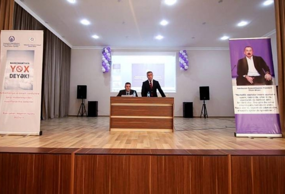 Narkomaniya və zərərli vərdişlərə qarşı mübarizəyə dair maarifləndirici tədbir keçirilib