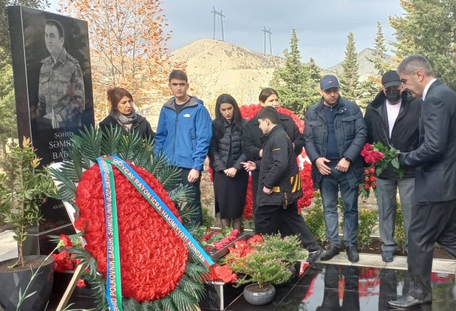 Göyçayda şəhid polkovnik Babək Səmidlinin xatirəsi anılıb