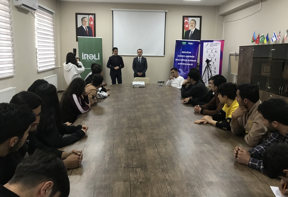 Qəbələdə “Region gənclərinin bacarıqlarının artırılması” layihəsi çərçivəsində təlim keçirilib