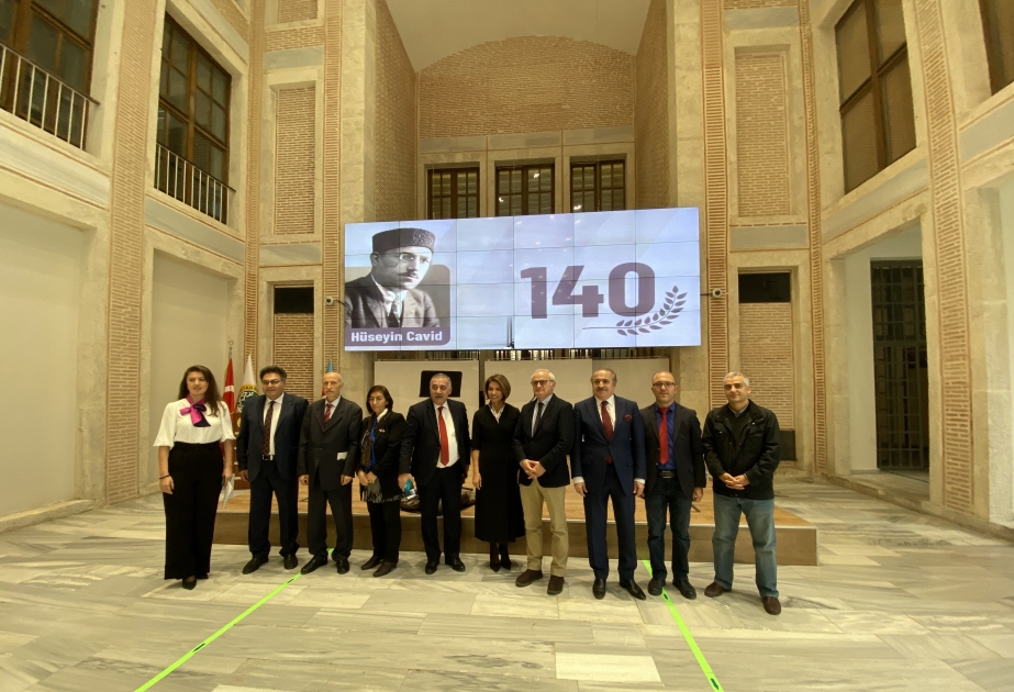 İstanbulda Hüseyn Cavidin 140 illik yubileyi ilə əlaqədar tədbir keçirilib VİDEO