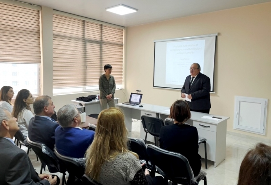 Biofizika İnstitutunda beynəlxalq elmi seminar keçirilib