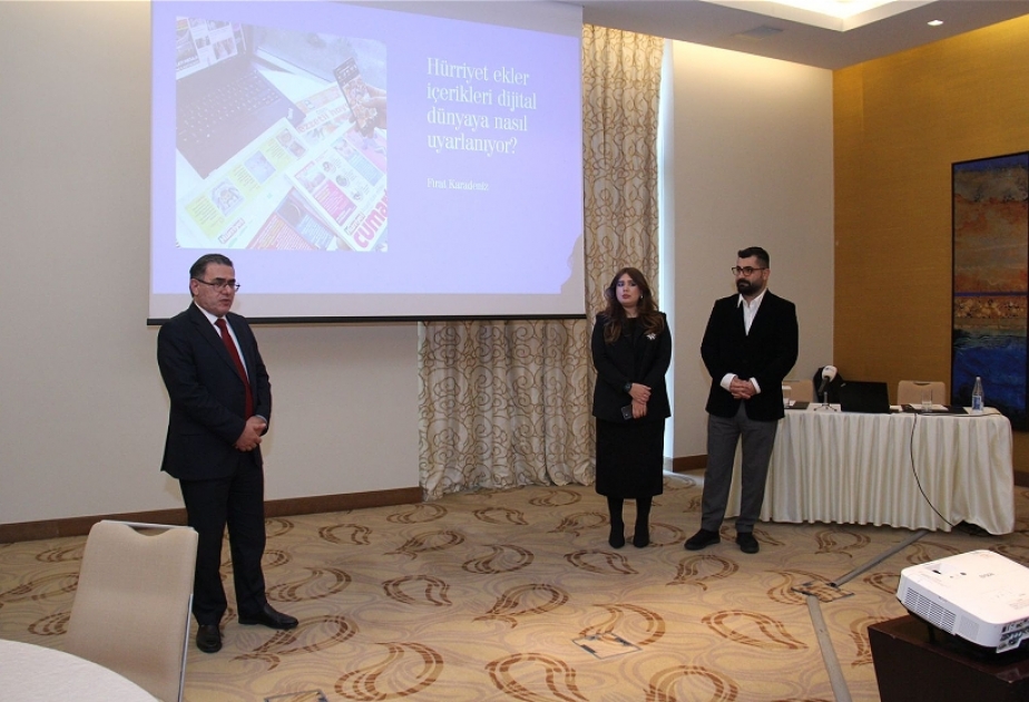 Çap mediası subyektlərinin nümayəndələri üçün təlim təşkil olunub