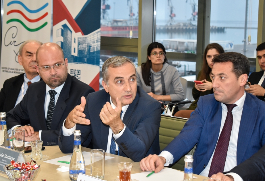 ADA Universitetində başlayan “Orta Dəhliz boyunca: geopolitika, təhlükəsizlik və iqtisadiyyat” konfransı Bakı Limanında davam edib