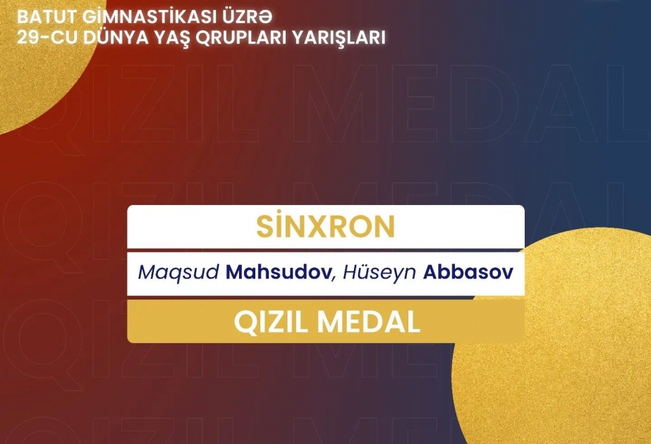 Gimnastas azerbaiyanos ganan el "oro" en la competición mundial de grupos de edad en Bulgaria