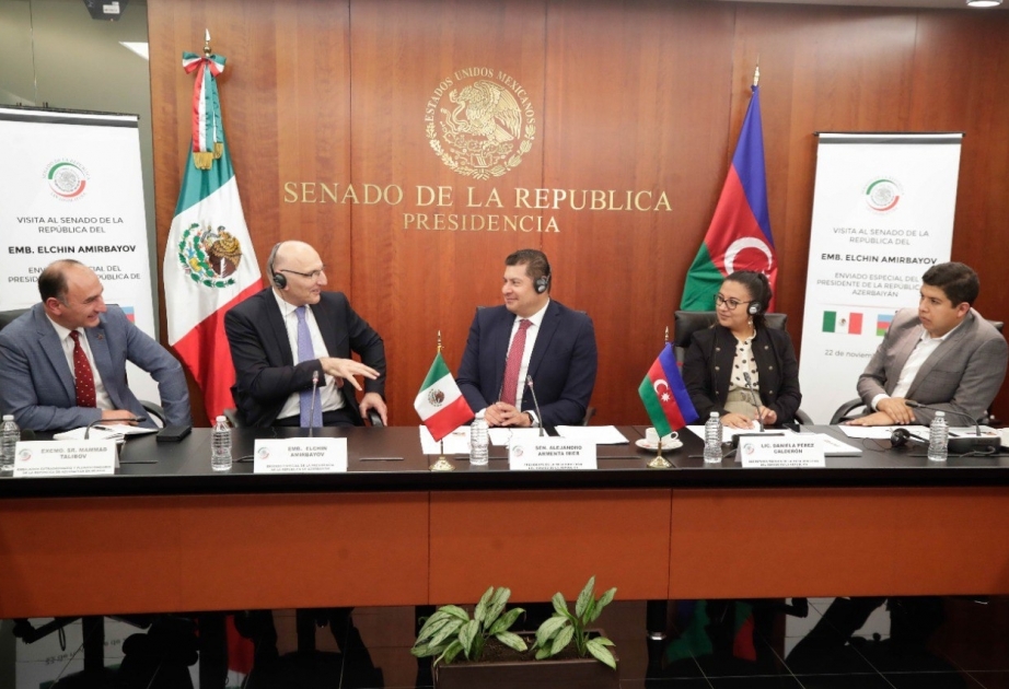 El Asistente de la primera vicepresidenta de Azerbaiyán visita México