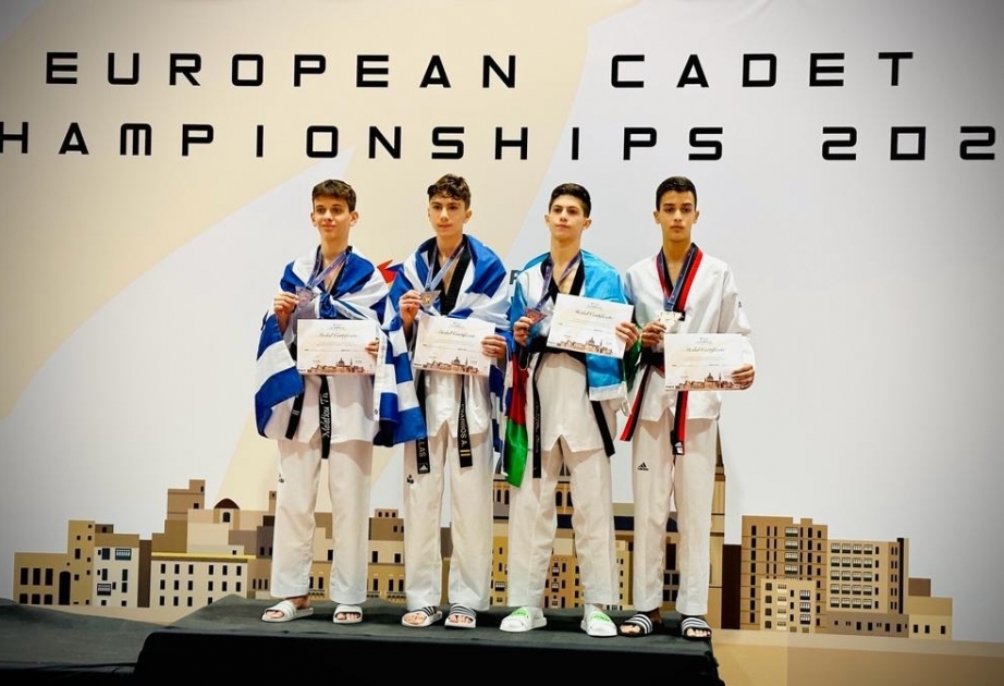 Los taekwondistas azerbaiyanos ganan otras dos medallas en el campeonato europeo