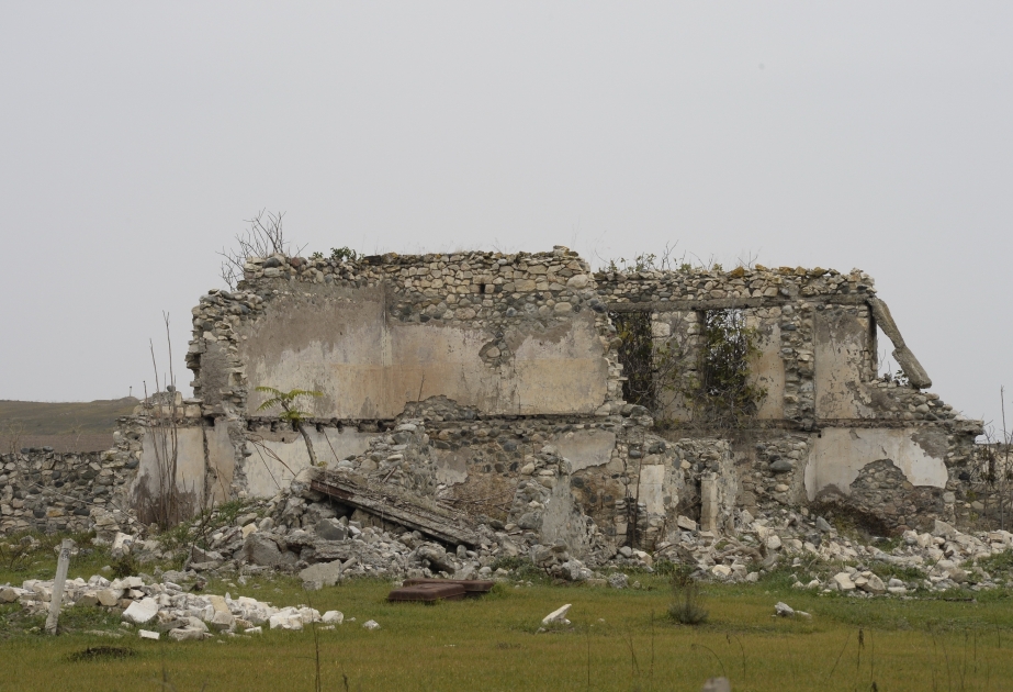 Dorf Huseynbeyli in Füsuli Region