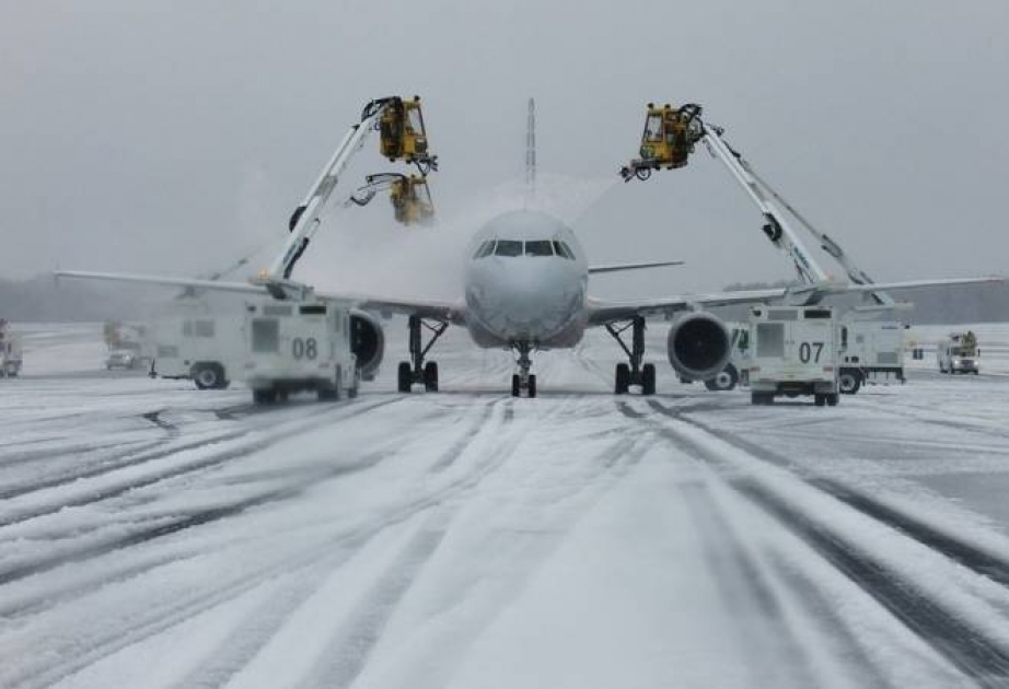 ABŞ-da sərt hava şəraiti ilə bağlı 3 mindən çox aviareys ləğv edilib