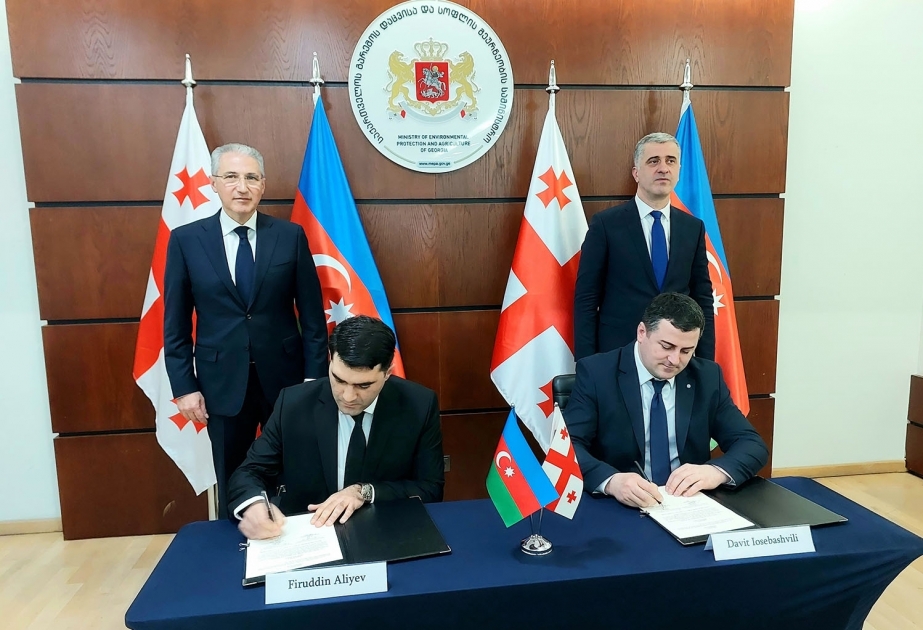 Se firmó un memorando de cooperación en el campo de la protección de parques nacionales y áreas protegidas entre Azerbaiyán y Georgia