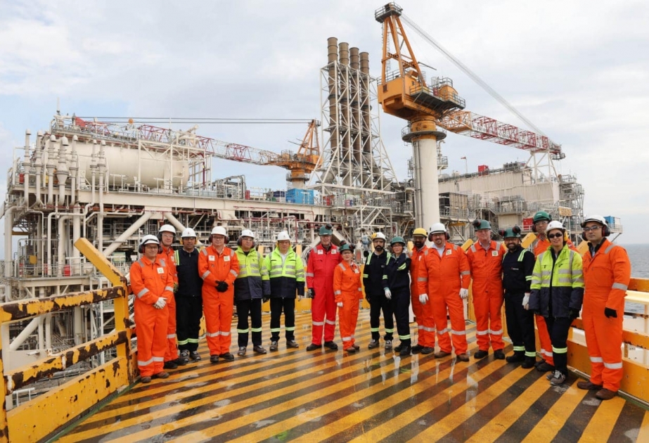 SOCAR-ın prezidentinin rəhbərlik etdiyi nümayəndə heyəti “Şahdəniz Bravo” platformasında olub