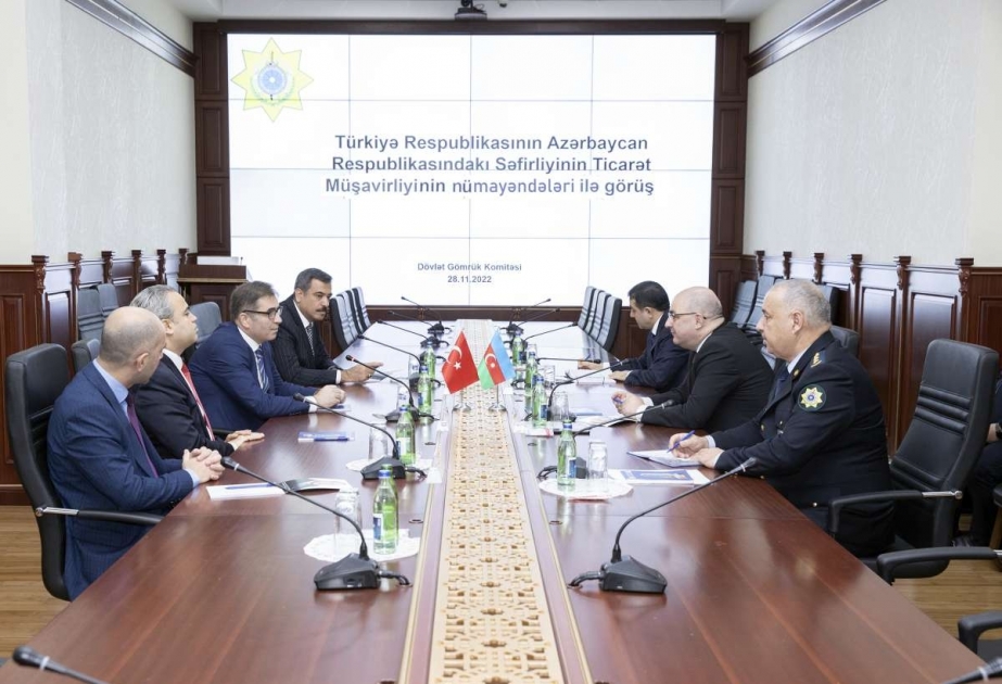 Türkiyənin Azərbaycandakı səfirliyinin ticarət müşavirləri ilə görüş keçirilib