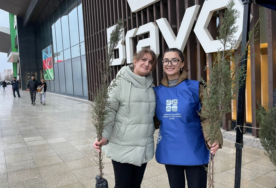 “Bir ağac - min nəfəs” aksiyası davam edir