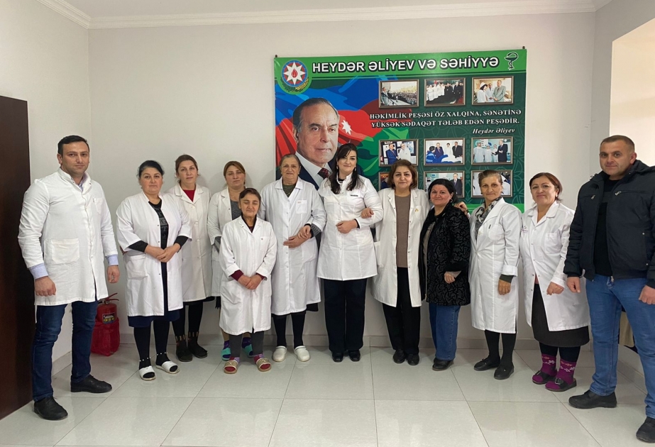 Quba rayonunun bir sıra kənd məntəqələrində hamilə qadınlar və uşaqlar müayinə edilib
