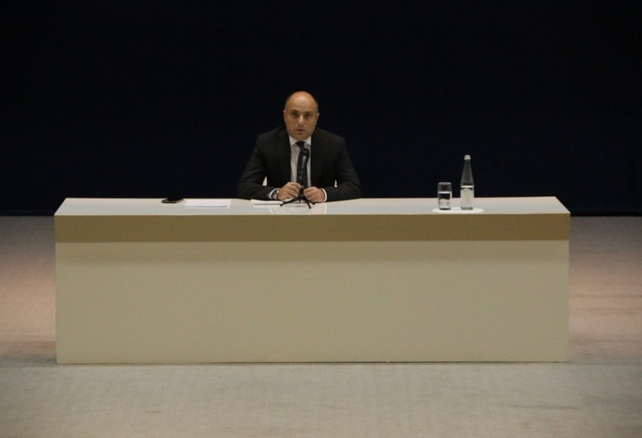 Anar Kərimov Mingəçevirdə mədəniyyət işçiləri ilə görüşüb