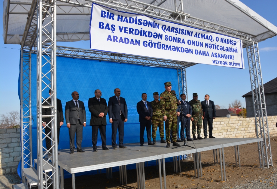 Şəmkir rayonunda kompleks mülki müdafiə təlimi keçirilib
