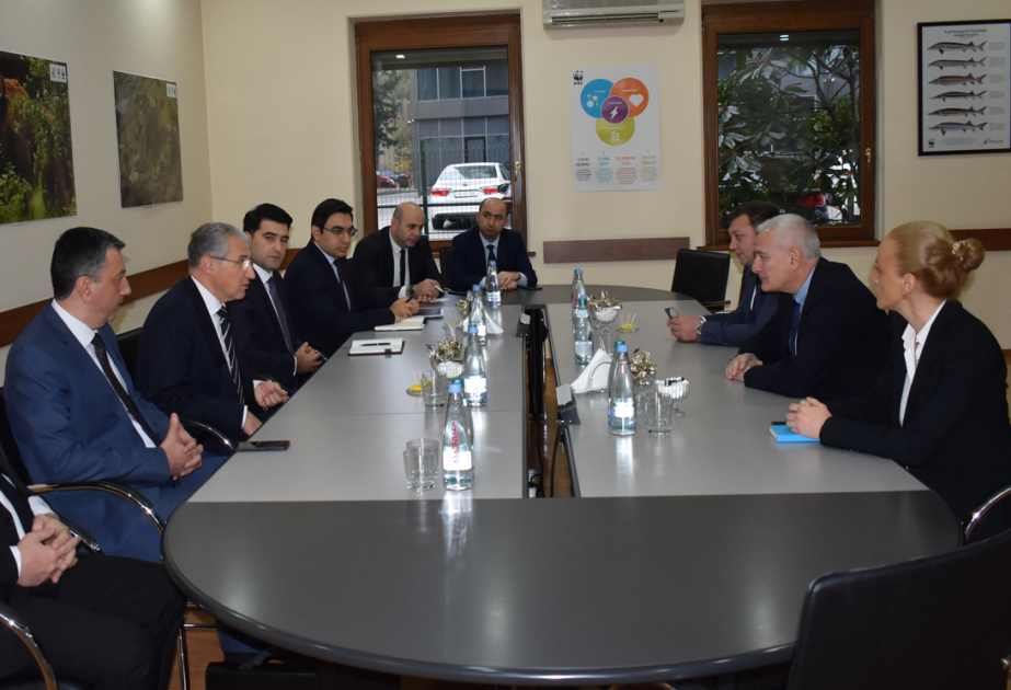 Ekologiya və təbii sərvətlər naziri WWF-nin Qafqaz Proqramının regional direktoru ilə görüşüb