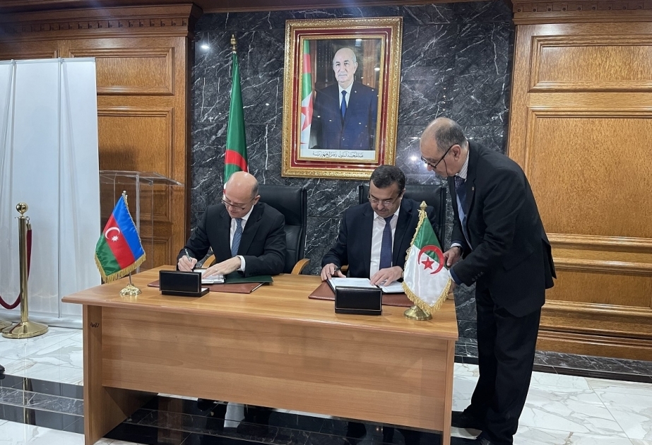 L’Azerbaïdjan et l’Algérie signent un mémorandum d'entente de coopération dans le domaine de l’énergie